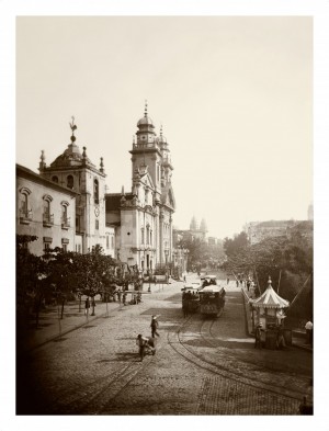 Rua Primeiro de Março em foto de Marc Ferrez (década de 1890)